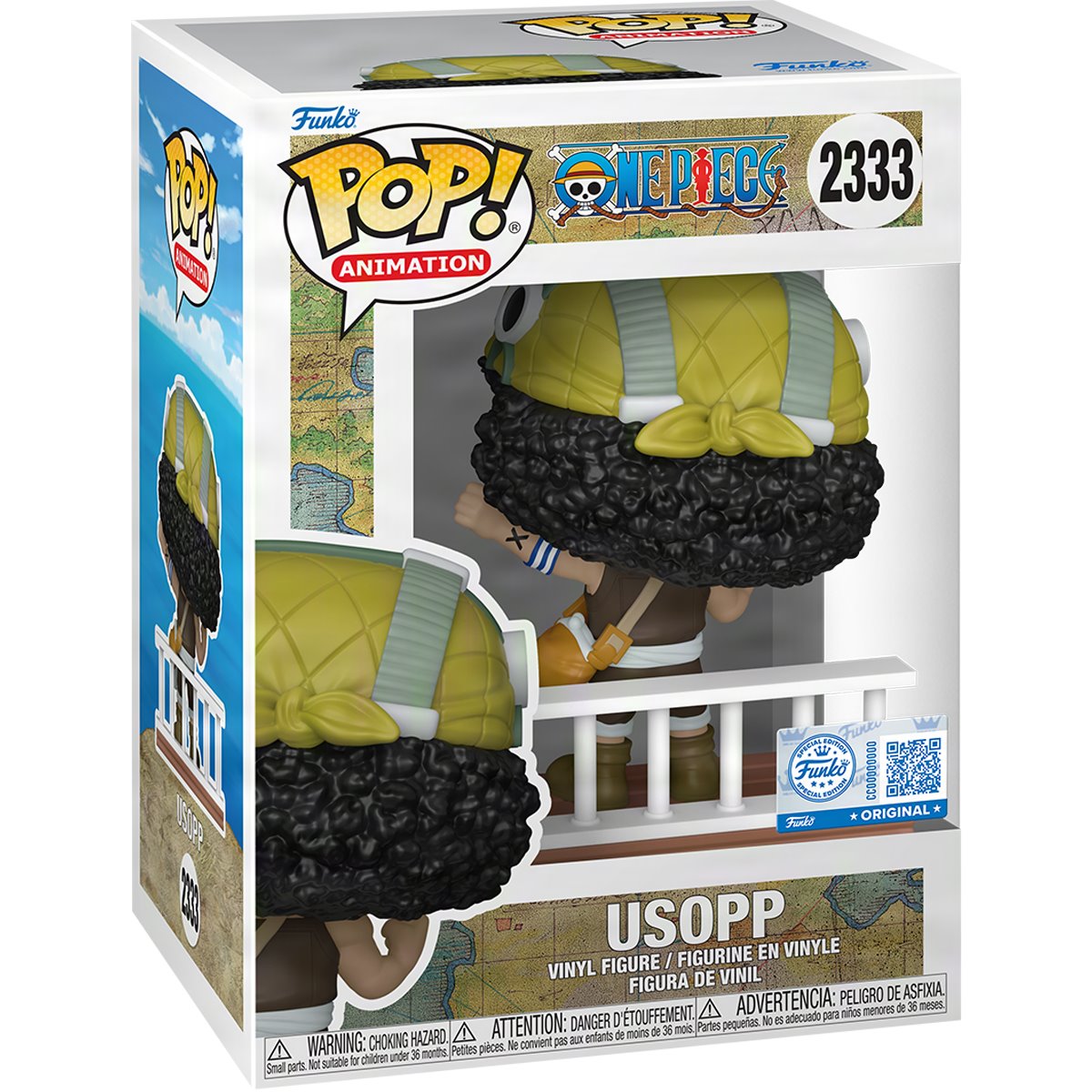 One Piece Straw Hat Pirates Usopp Funko Pop! Vinyl Figure #2333 – view 4