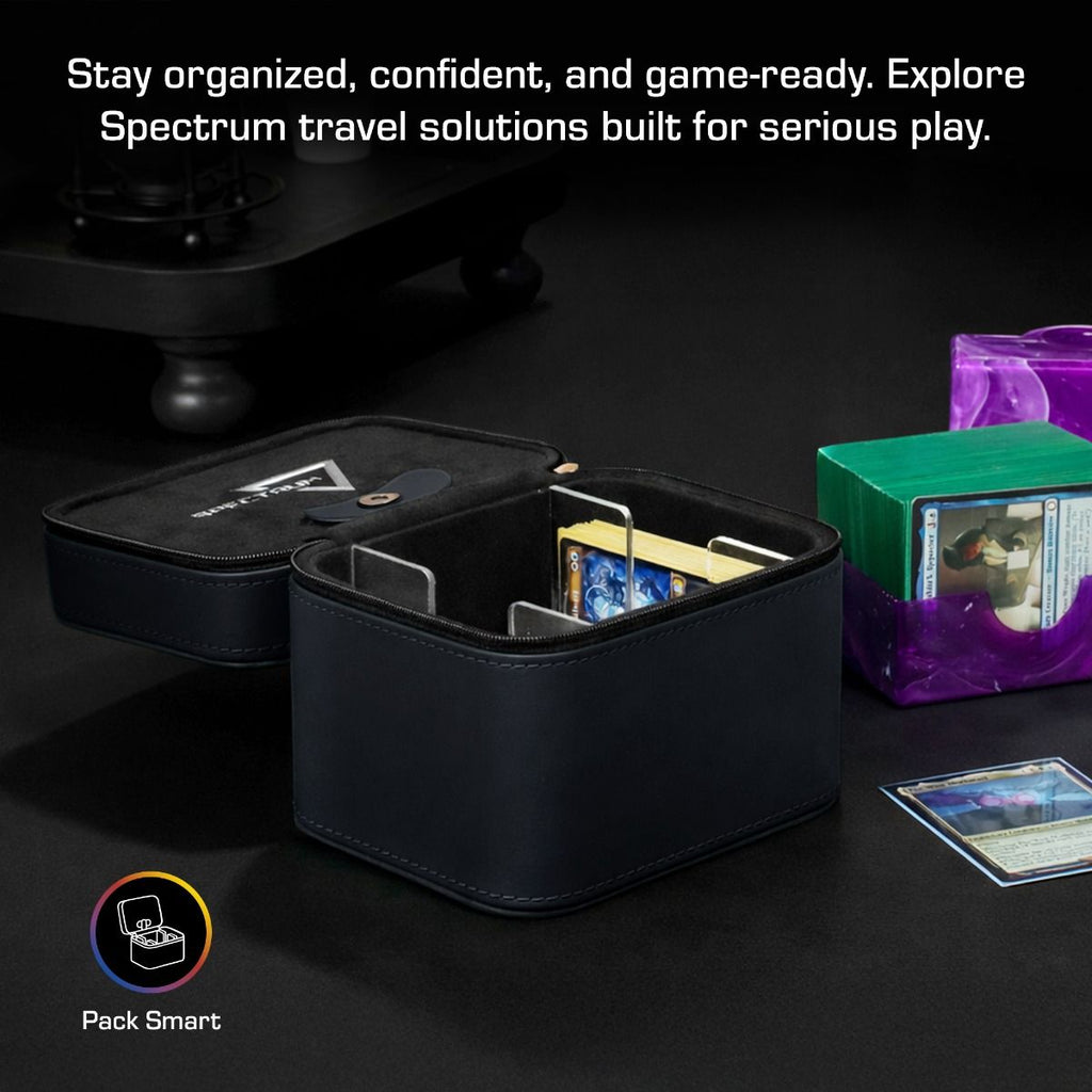 Spectrum Prism Matrix Premium Deck Travel Case - Black – feature details