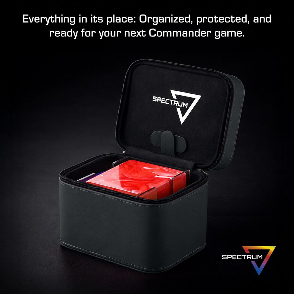 Spectrum Prism Matrix Premium Deck Travel Case - Black – feature details