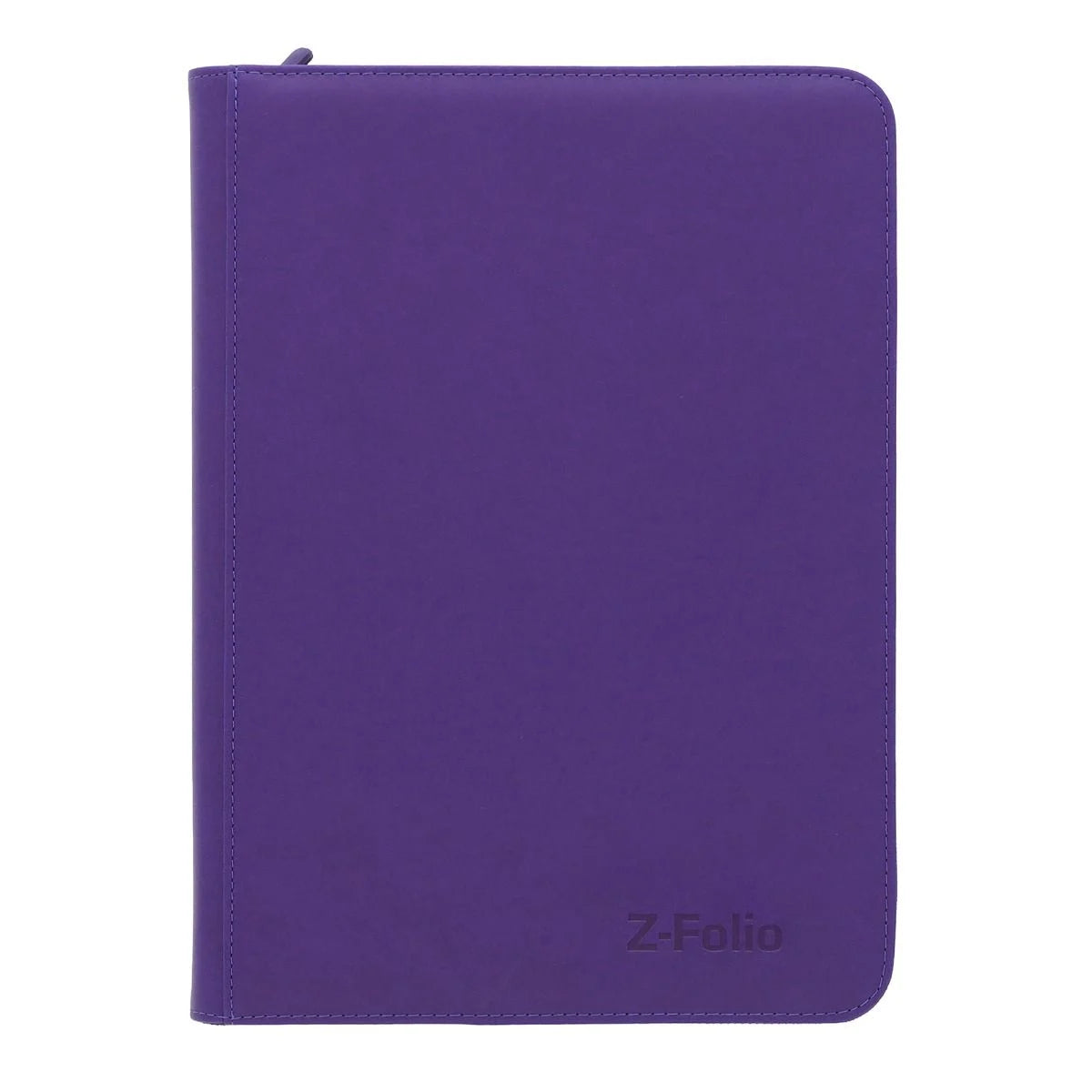 Z-Folio 9-Pocket Zippered Card Album - Purple – front view