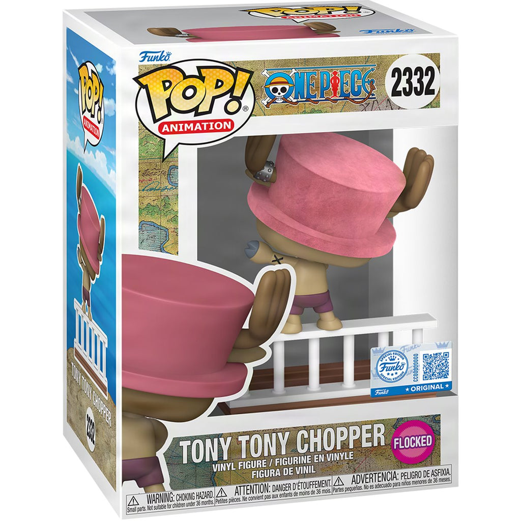 One Piece Straw Hat Pirates Tony Tony Chopper Flocked Funko Pop! Vinyl Figure #2332 – view 4