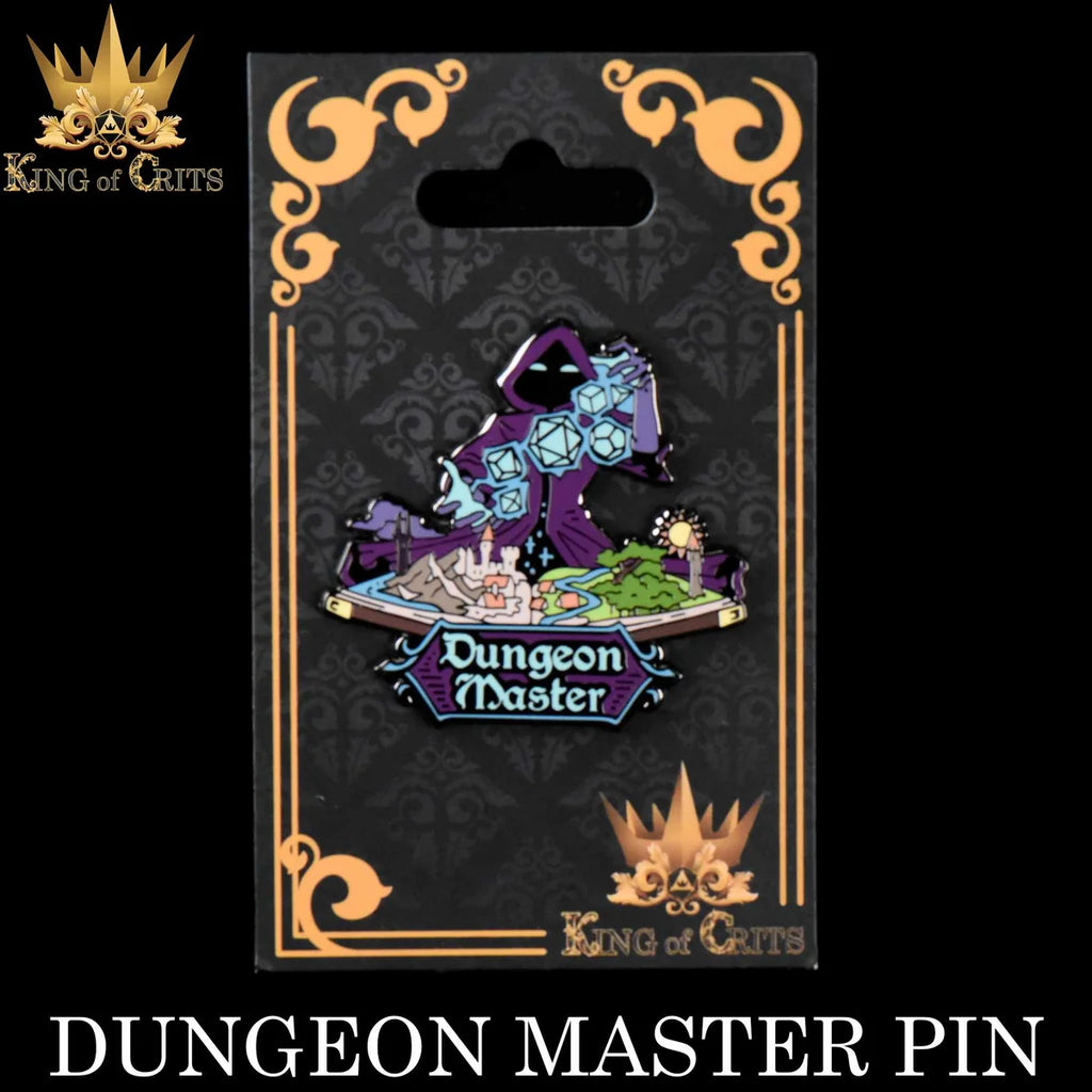Game master tabletop RPG hard enamel pin – view 3