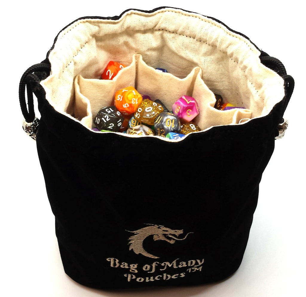 Bag of Many Pouches Dice Bag - Black – view 3