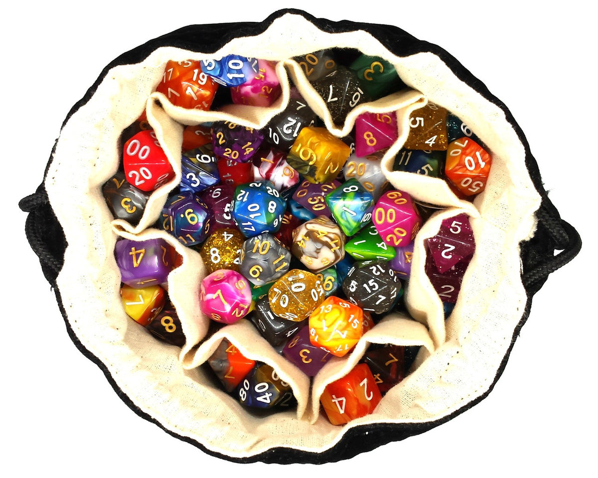 Bag of Many Pouches Dice Bag - Black – view 4