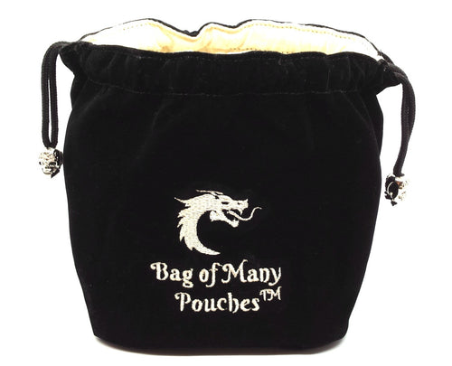 Black Bag of Many Pouches dice bag