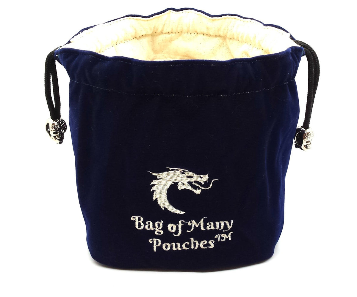 Bag of Many Pouches Dice Bag - Blue