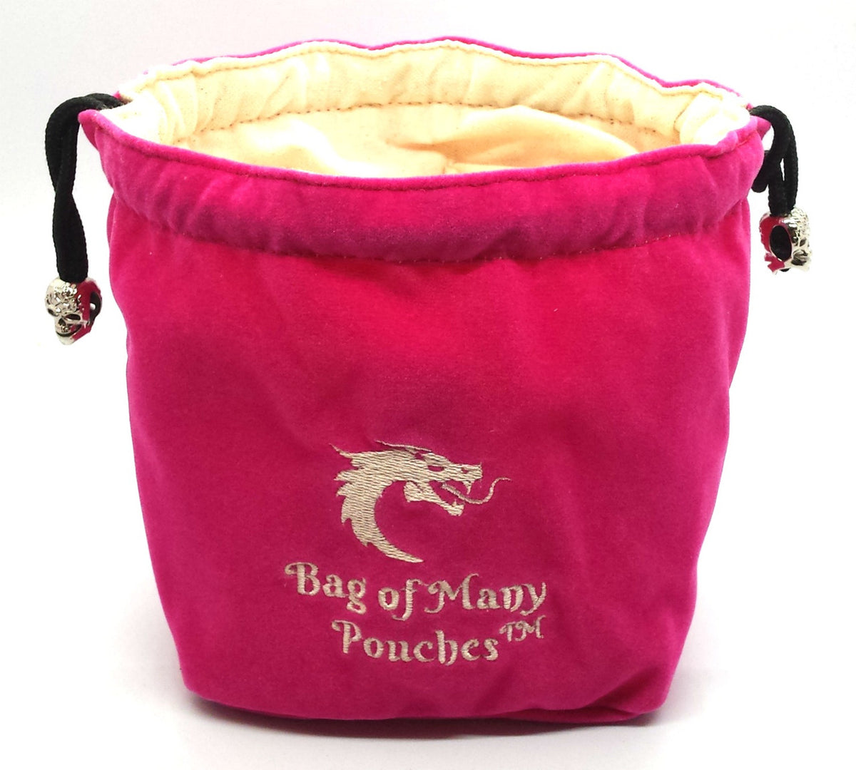 Bag of Many Pouches Dice Bag - Pink