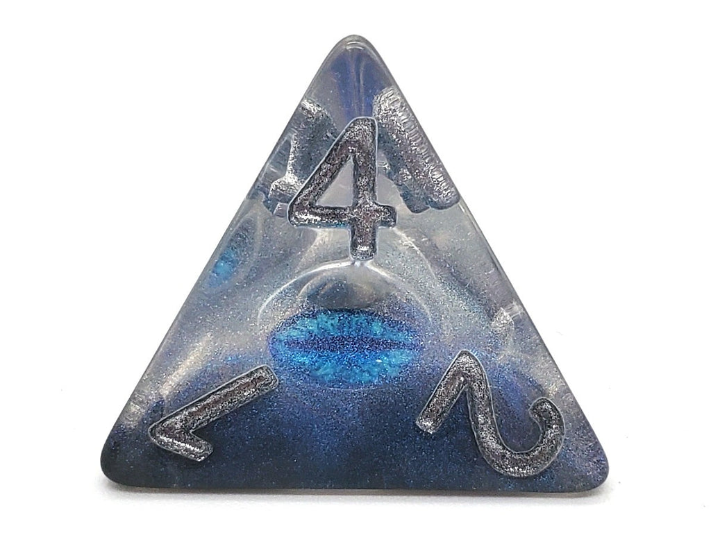 7-Piece RPG Dice Set: Infused - Dragon Eye - Blue – view 3