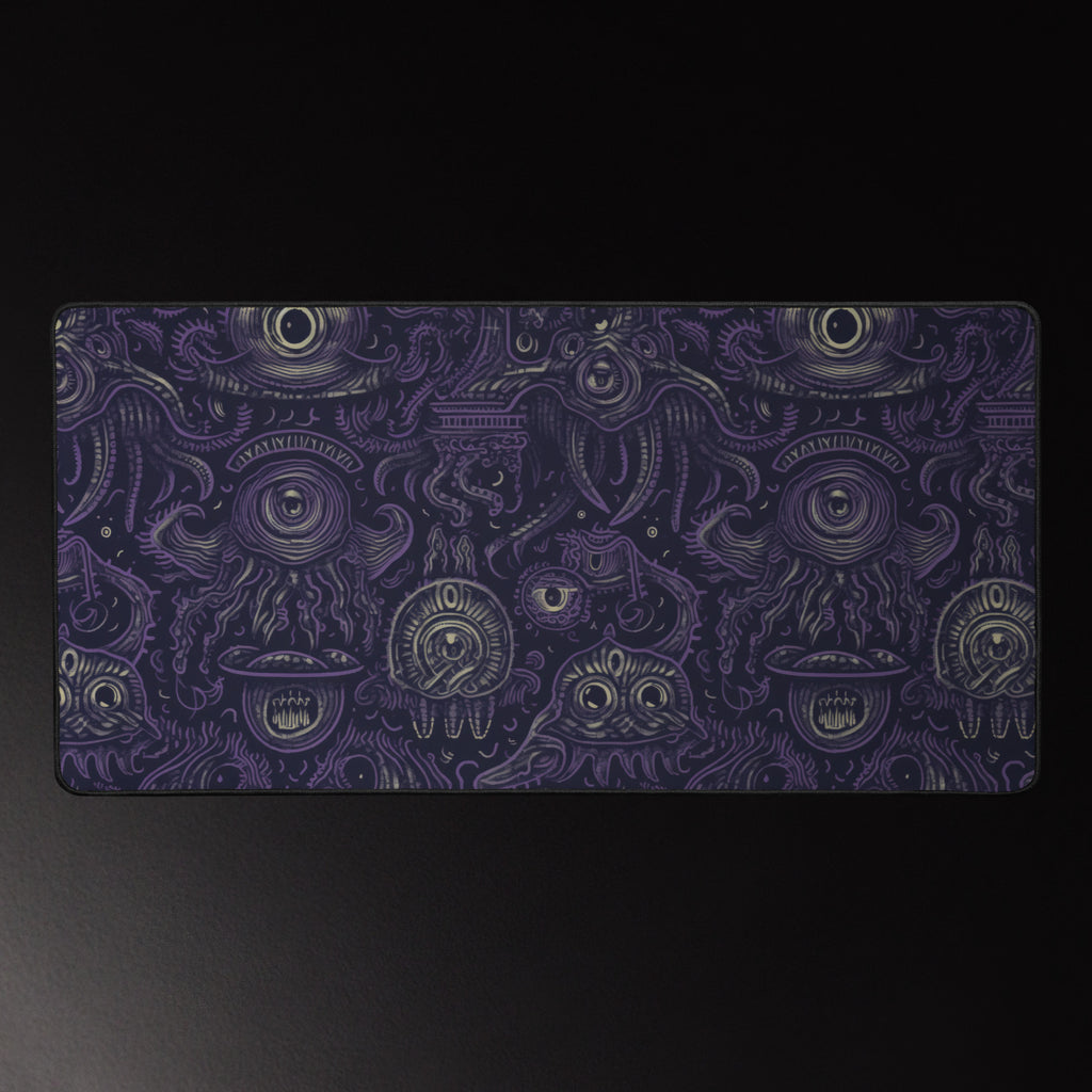 Abyssal Watchers 16x32 inch playmat – full artwork