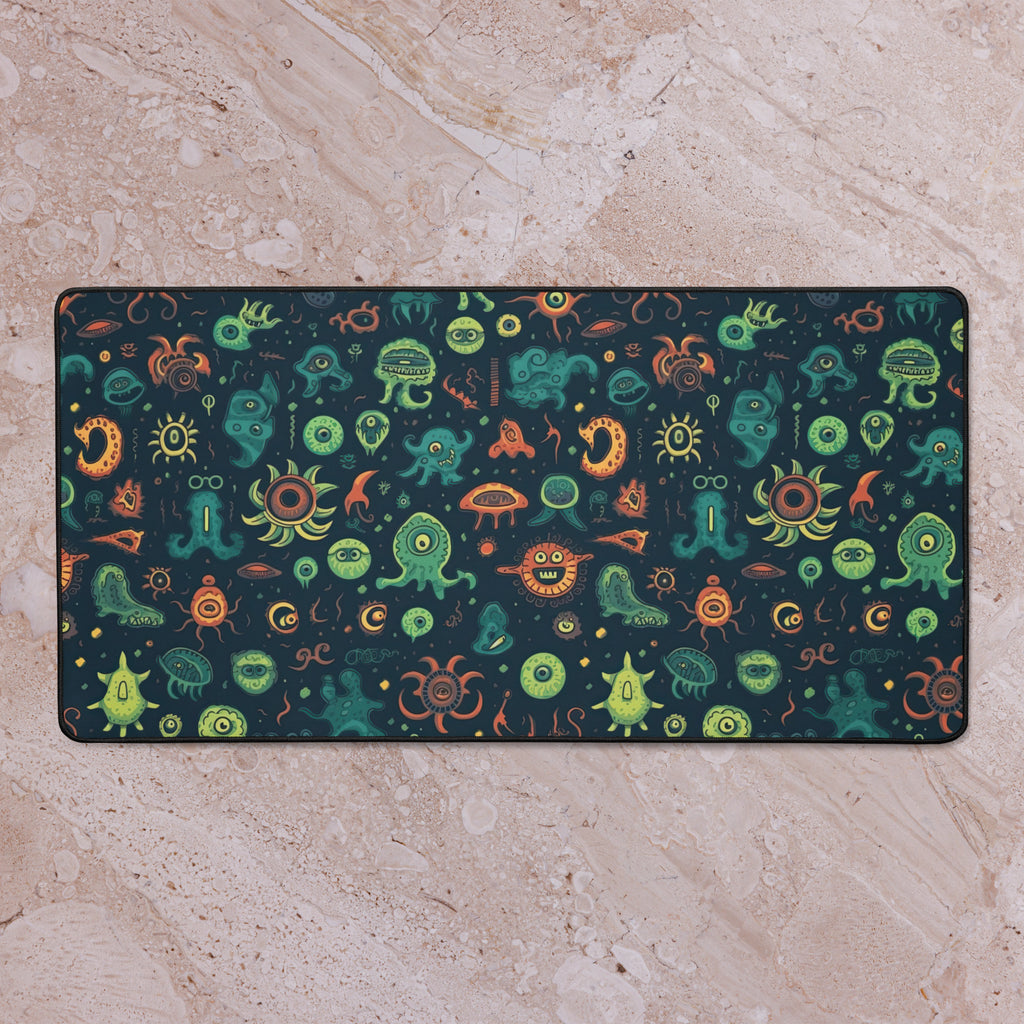 Little Horrors of the Deep 16x32 inch playmat – full artwork