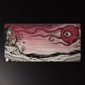 Red Eye Moon Manor 16x32 inch playmat, full artwork