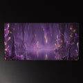 Amethyst Hollow Cavern 16x32 inch playmat, full artwork
