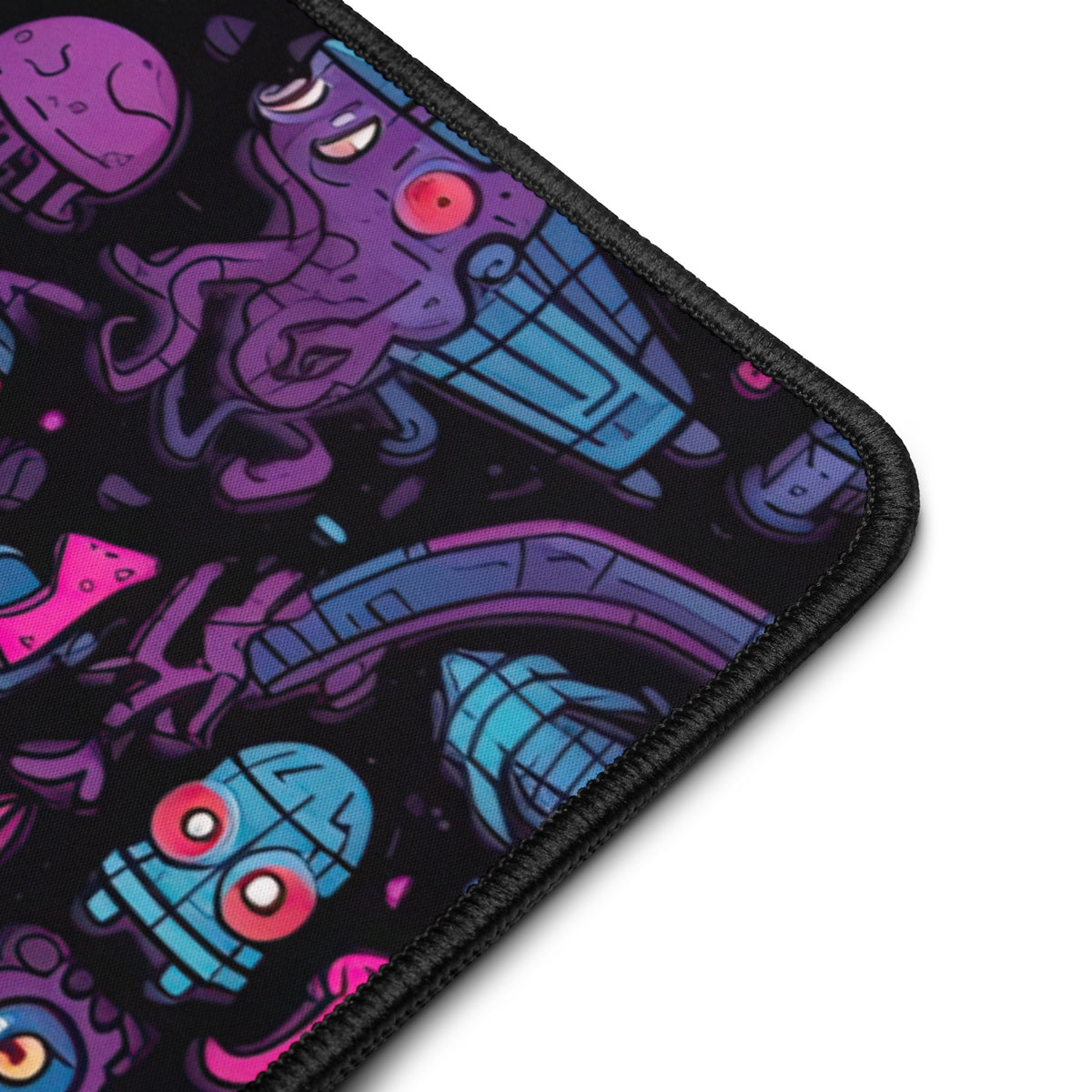 Neon Biome 16x32 inch playmat – product detail view