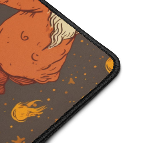 Arcane Flame Wizard 16x32 inch playmat – product detail view