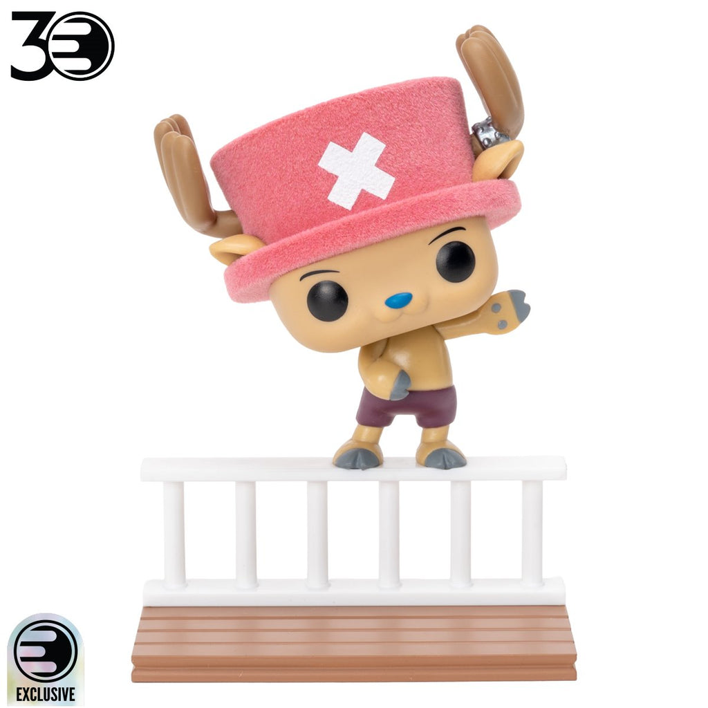 One Piece Straw Hat Pirates Tony Tony Chopper Flocked Funko Pop! Vinyl Figure #2332 – view 2