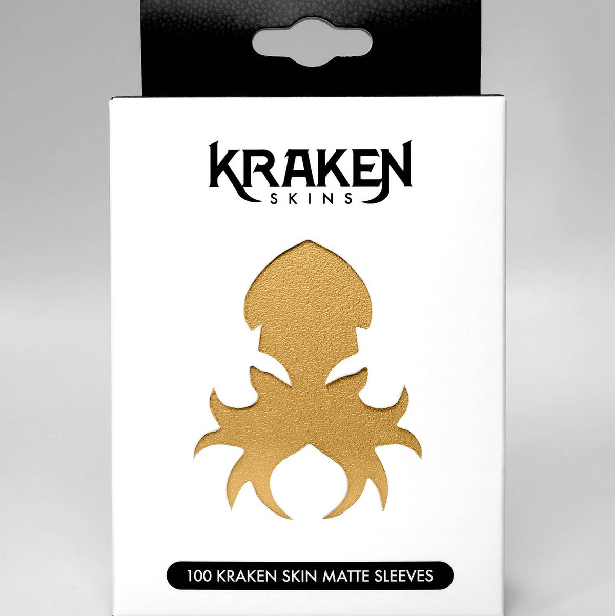 Kraken Skins Antique Gold matte card sleeves, 100 pack