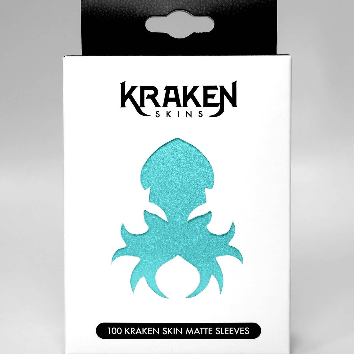 Kraken Skins Bright Turquoise matte card sleeves, 100 pack