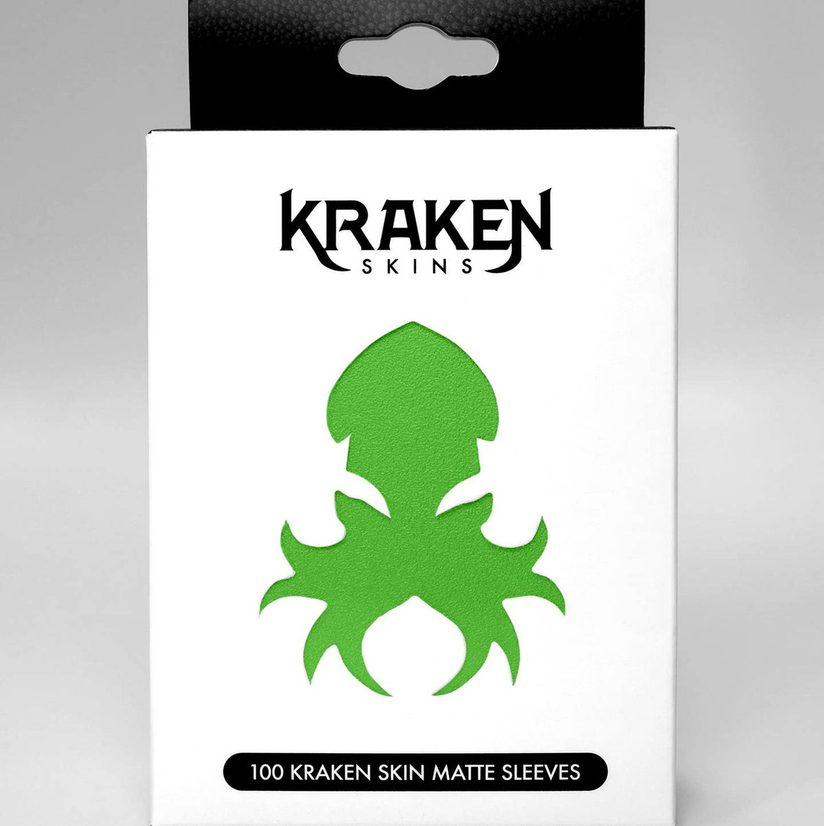 Kraken Skins Parakeet Green matte card sleeves, 100 pack
