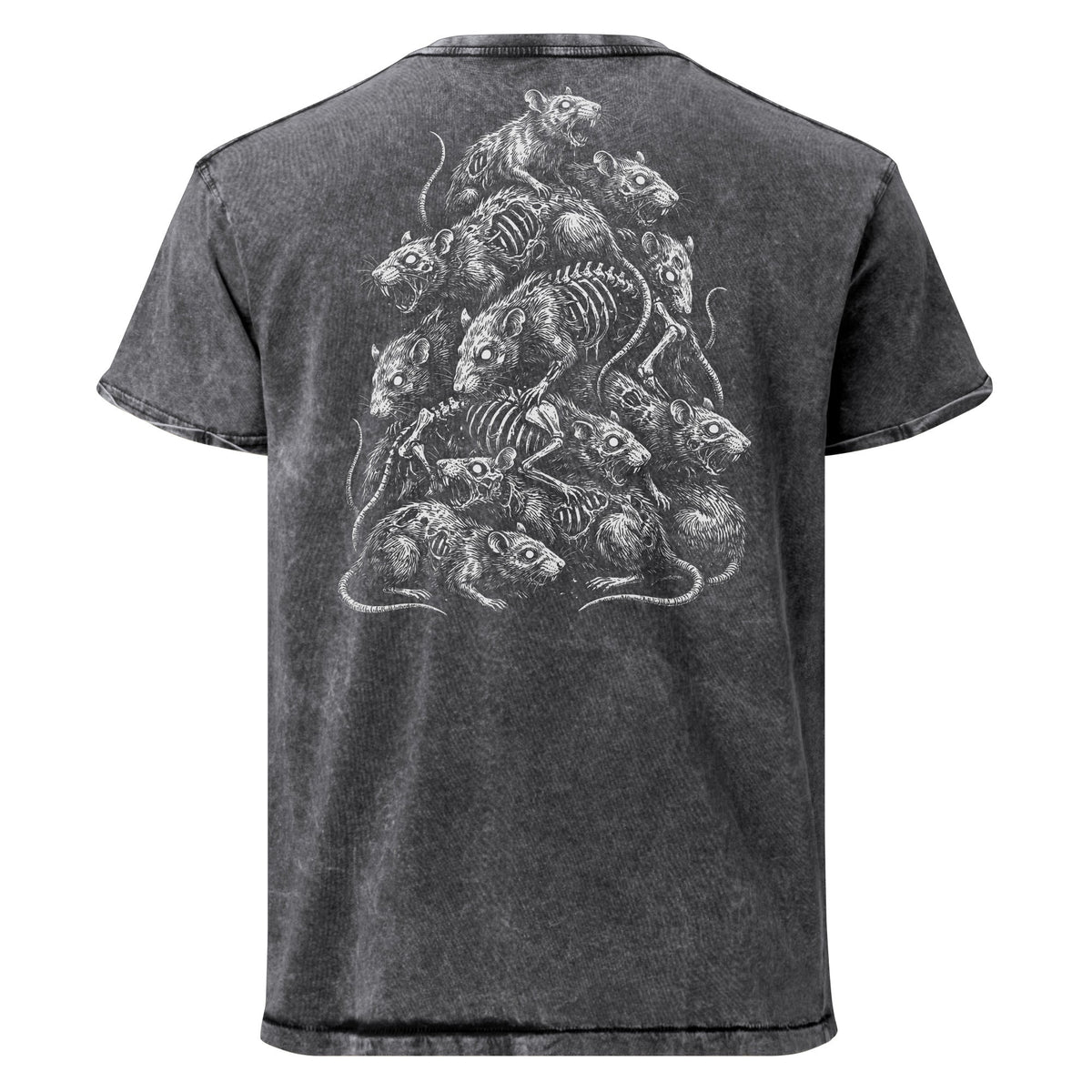 Plague Rats - Denim T-Shirt - Back print