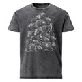 Plague Rats graphic denim-tone t-shirt in black, front view
