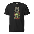 The Thirteenth Hour graphic heavyweight t-shirt in black, front view